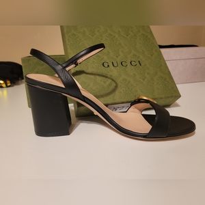 Gucci Nero thick heels